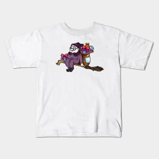 Riding on the broom - Befana Kids T-Shirt